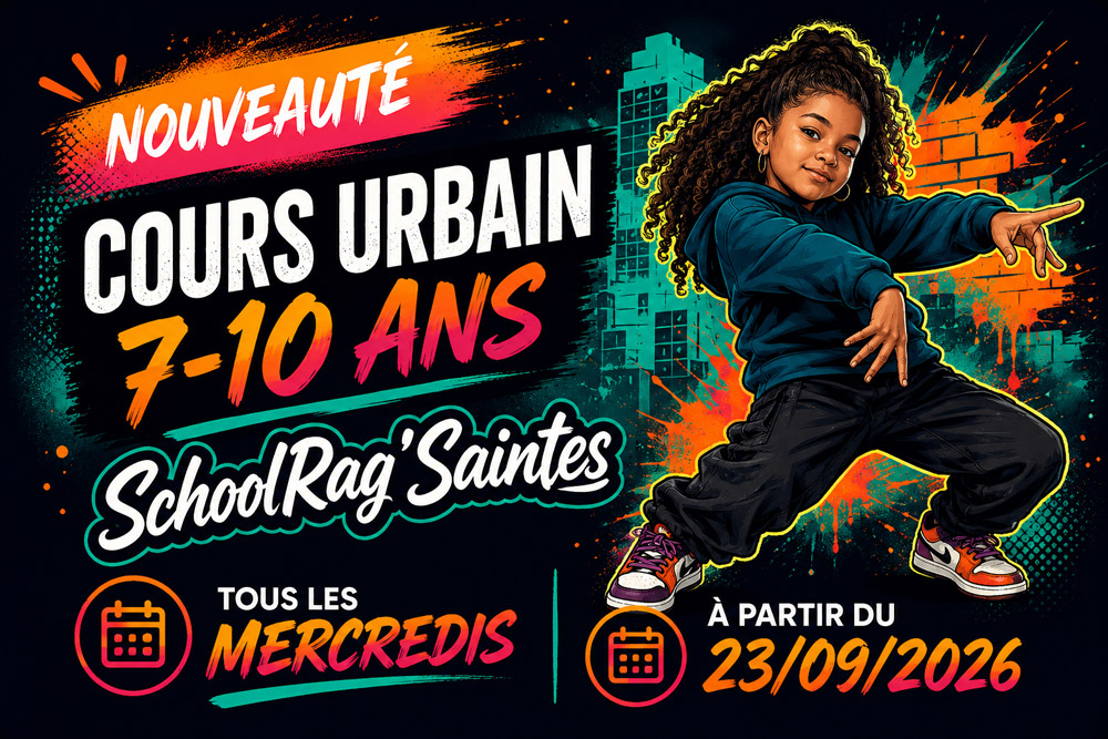 Nouveauté 2026 : Cours Urbain 7-10 ans